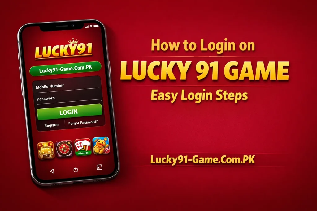 Login on Lucky 91 Game
